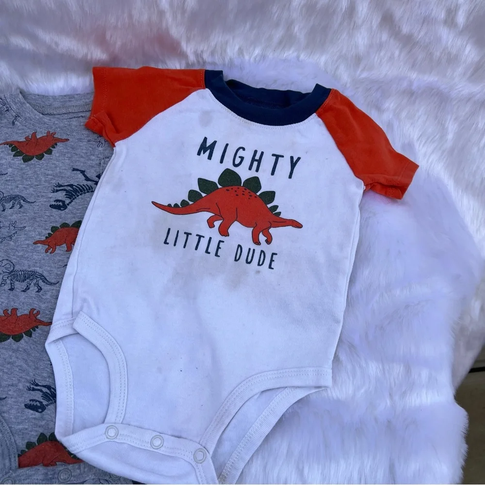 Carter's Kids' 3 Piece  Dinosaur Size‎ 12 Months